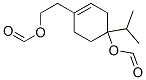 4-(formyloxy)-4-(isopropyl)cyclohex-1-ene-1-ethyl formate Struktur