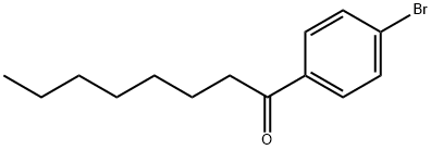 P-BROMOPHENYL N-HEPTYL KETONE Struktur