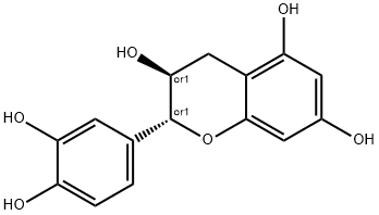 カテキン水和物 化学構造式