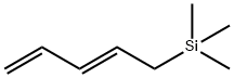 2,4-ペンタジエニルトリメチルシラン 化学構造式