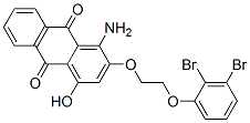 1-amino-2-[2-(dibromophenoxy)ethoxy]-4-hydroxyanthraquinone Structure