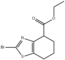 2-溴-4,5,6,7-四氢苯并[D]噻唑-4-羧酸乙酯, 729590-69-6, 结构式