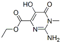 4-Pyrimidinecarboxylic acid, 2-amino-1,6-dihydro-5-hydroxy-1-methyl-6-oxo-, ethyl ester (9CI)