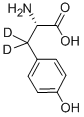 L-TYROSINE (3,3-D2) Structure