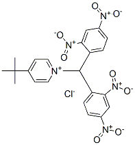 1-[bis(2,4-dinitrophenyl)methyl]-4-tert-butylpyridinium chloride Struktur