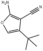 2-Amino-4-tert-butyl-3-furonitrile Structure