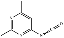 Pyrimidine, 4-isocyanato-2,6-dimethyl- (9CI) 结构式