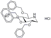 2,3,4,6-Tetra-O-benzyl-1-deoxynojirimycin Hydrochloric Acid Salt,72983-76-7,结构式
