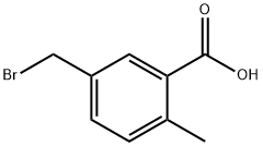 5-(broMoMethyl)-2-Methylbenzoic acid Struktur