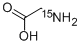 グリシン-15N 化学構造式