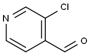 3-氯吡啶-4-甲醛 结构式