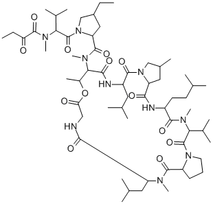 枝游动菌素, 72993-51-2, 结构式