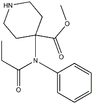 methyl 4-[(propionyl)phenylamino]piperidine-4-carboxylate 
