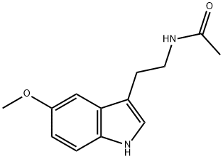 褪黑素,73-31-4,结构式