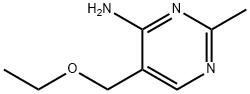 2-メチル-5-(エトキシメチル)ピリミジン-4-アミン 化学構造式