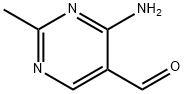 4-氨基-2-甲基嘧啶-5-甲醛 结构式
