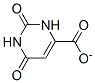 2,6-dioxo-3H-pyrimidine-4-carboxylate,73-97-2,结构式