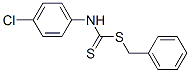 N-(p-Chlorophenyl)carbamodithioic acid benzyl ester Structure