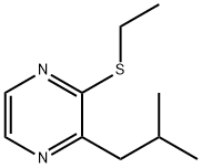 2-(ethylthio)-3-(2-methylpropyl)pyrazine Struktur