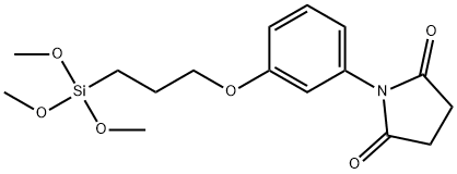 1-[3-[3-(Trimethoxysilyl)propoxy]phenyl]-2,5-pyrrolidinedione Struktur