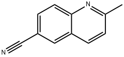 2-甲基喹啉-6-甲腈, 73013-69-1, 结构式