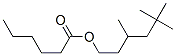 Hexanoic acid 3,5,5-trimethylhexyl ester Structure