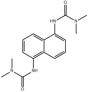 N,N''-naphthalene-1,5-diylbis[N',N'-dimethylurea] Structure