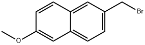 2-(Bromomethyl)-6-methoxynaphthalene Struktur