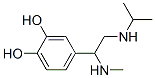 1,2-Benzenediol, 4-[1-(methylamino)-2-[(1-methylethyl)amino]ethyl]- (9CI) Struktur