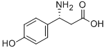 (R)-3-氨基-3-(4-羟基苯基)丙酸, 73025-68-0, 结构式
