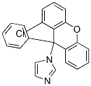 1H-Imidazole, 1-(1-chloro-9-phenyl-9H-xanthen-9-yl)- 结构式