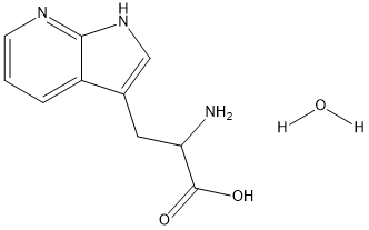7-氮杂色氨酸一水合物,7303-50-6,结构式