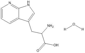 7-氮杂色氨酸一水合物 结构式