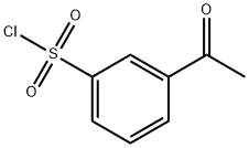 3-乙酰基苯磺酰氯 结构式