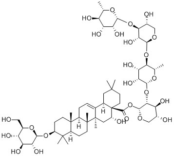 3β-(β-D-グルコピラノシルオキシ)-16α-ヒドロキシオレアナ-12-エン-28-酸2-C-[4-O-[3-O-(6-デオキシ-α-L-マンノピラノシル)-β-D-キシロピラノシル]-6-デオキシ-α-L-マンノピラノシル]-α-D-キシロピラノシル price.