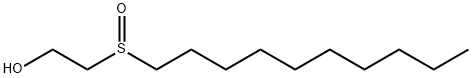 2-(癸基亚磺酰)乙醇, 7305-32-0, 结构式