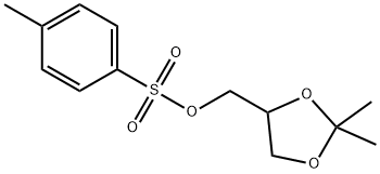 2,2-DIMETHYL-1,3-DIOXOLAN-4-YLMETHYL P-TOLUENESULFONATE 化学構造式