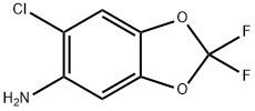 6-CHLORO-2,2-DIFLUORO-BENZO[1,3]DIOXOL-5-YLAMINE 化学構造式