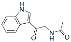 N-[2-(1H-Indol-3-yl)-2-oxoethyl]acetamide Struktur