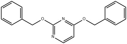 2,4-BIS(BENZYLOXY)PYRIMIDINE Struktur