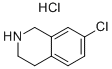 7-CHLORO-1,2,3,4-TETRAHYDROISOQUINOLINE HYDROCHLORIDE Structure