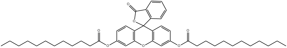 FLUORESCEIN DILAURATE Structure