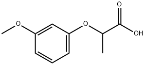 2-(3-甲氧基苯氧基)丙酸,7309-52-6,结构式