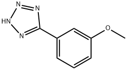 5-(3-甲氧基苯基)-1H-四唑,73096-36-3,结构式