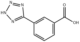 5-(3-羧苯基)-1H-四唑 结构式