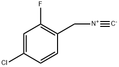 4-CHLORO-2-FLUOROBENZYLISOCYANIDE Structure