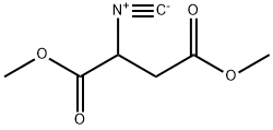 2-イソシアノこはく酸ジメチルエステル 化学構造式