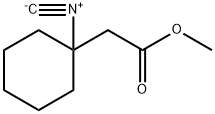 2-(1'-ISOCYANOCYCLOHEXYL) ACETIC ACID METHYL ESTER Struktur