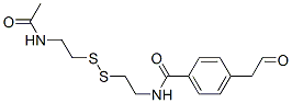 N-acetyl-N'-(4-glyoxylylbenzoyl)cystamine Structure