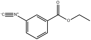 エチル-3-イソシアノ安息香酸 化学構造式